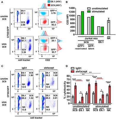 In vitro Evidence That Combination Therapy With CD16-Bearing NK-92 Cells and FDA-Approved Alefacept Can Selectively Target the Latent HIV Reservoir in CD4+ CD2hi Memory T Cells